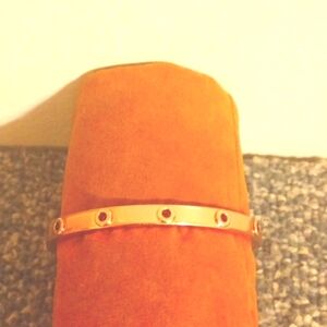 Kate Spade New York rose gold studded women's bracelet